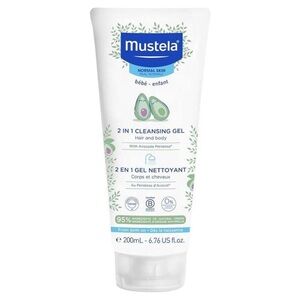 Mustela 2 in 1 cleansing gel 6.76 oz normal skin sealed